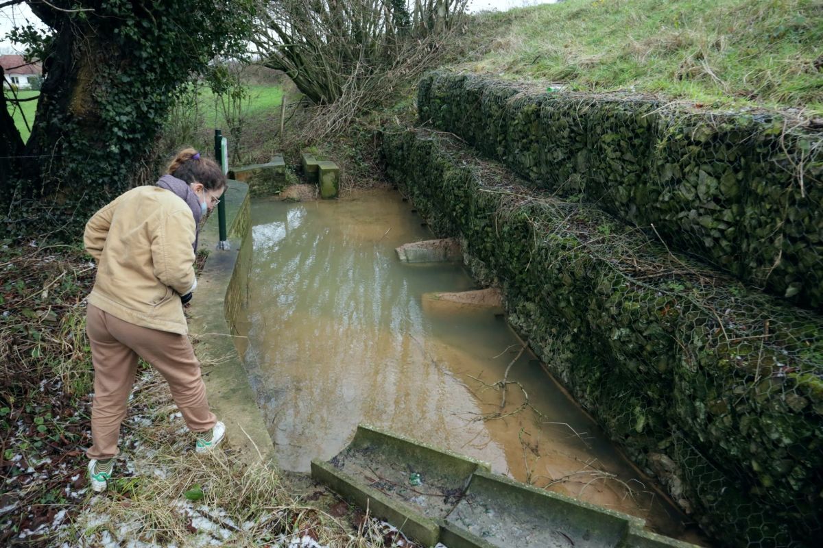 Vendredi 7 janvier 2022 | Boncourt, à l&rsquo;angle de la rue Jean-Marie Defrance et de la rue du Marais : le Trou sans&nbsp;Fond