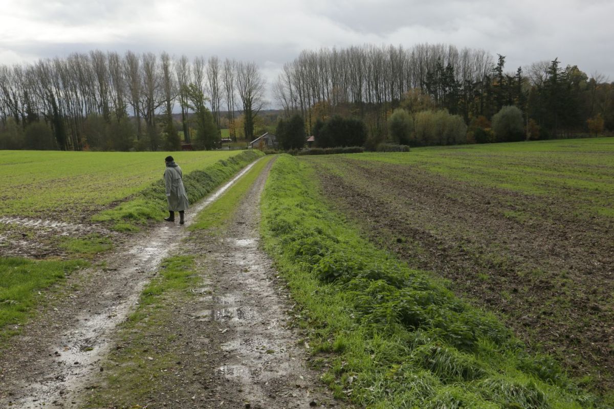 Séjour du 14 au 24 novembre 2022 | Troisième et dernière visite : au bord du bassin, au nord : les lieudits des champs &laquo;&nbsp;La Justice&nbsp;&raquo;, &laquo;&nbsp;Les cailloux&nbsp;&raquo;